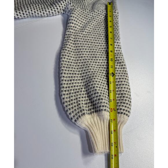 Summersalt Womens Sz S Luxe Cashmere Wool Sweater Cream Gray Quiet Luxury - Picture 7 of 8